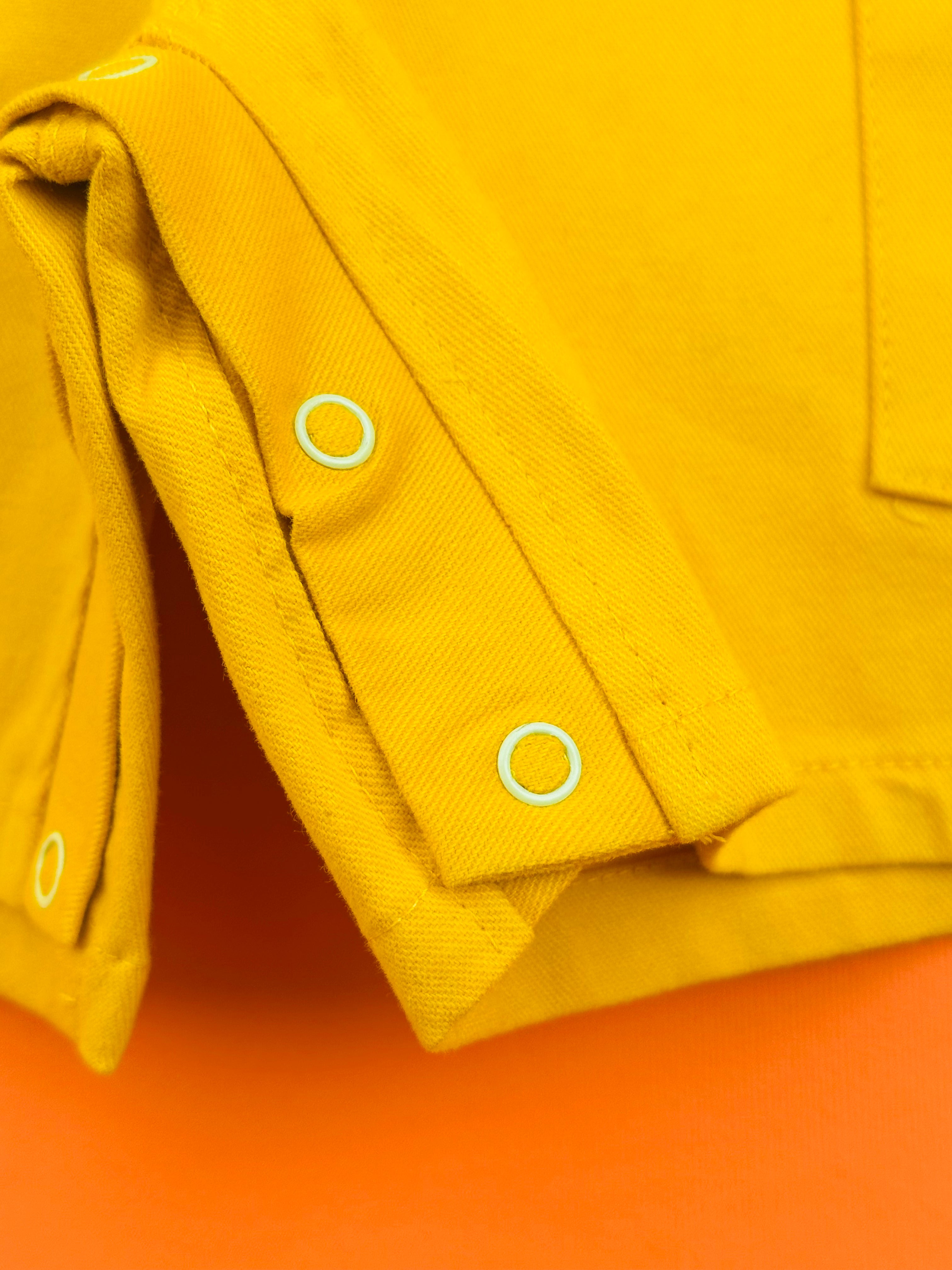 Yellow jumpsuit unisex - Gbardine